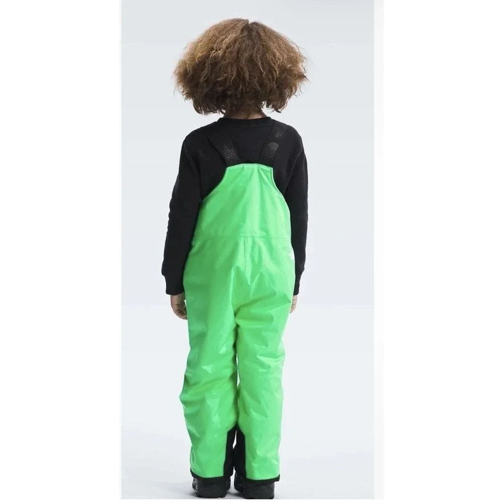 NWT The North Face Kid's Size 4 Freedom Insulated Bib CHLOROPHYLL GREEN Snowsuit
